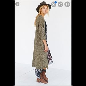 Silence + Noise longline cardigan